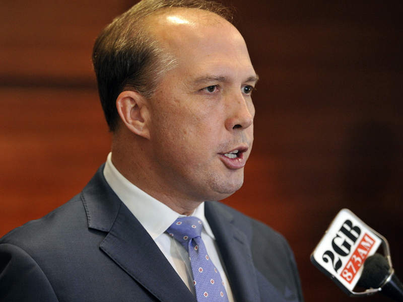 Peter Dutton: “Get a backbone and stand up to some of this political