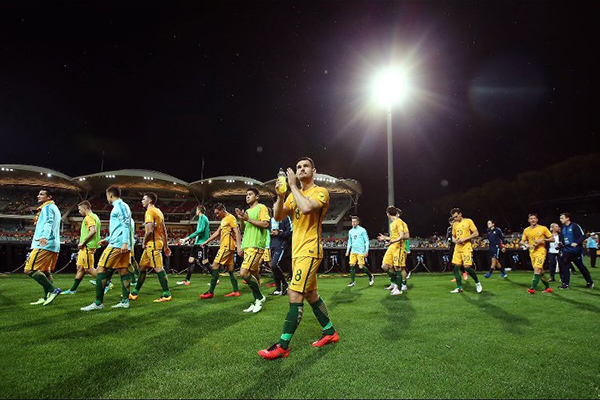 Article image for Socceroo Bailey Wright after eliminating Manchester United