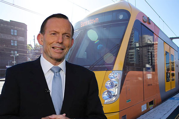 Article image for Tony Abbott slams rail strike as industrial blackmail