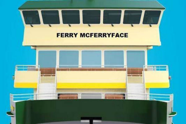 Article image for Ferry McFerryface renamed after Ray Hadley revelations