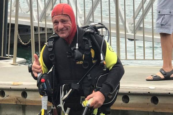 Article image for Man treks for six hours across the bottom of Sydney Harbour