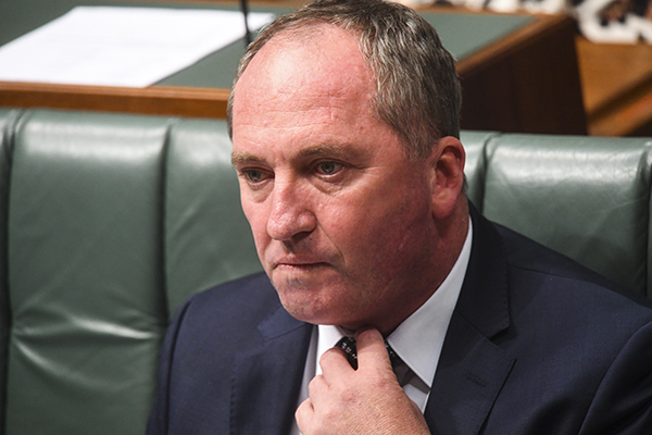 Article image for Barnaby Joyce denies allegations he groped a woman
