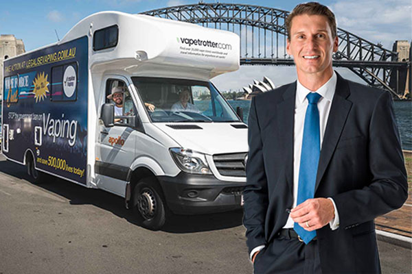 Article image for Cory Bernadi to drive vape van around parliament house