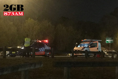 Two police officers severely injured after being struck by van at RBT site