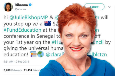 Pauline Hanson slams Foreign Minister’s handling of taxpayer donations