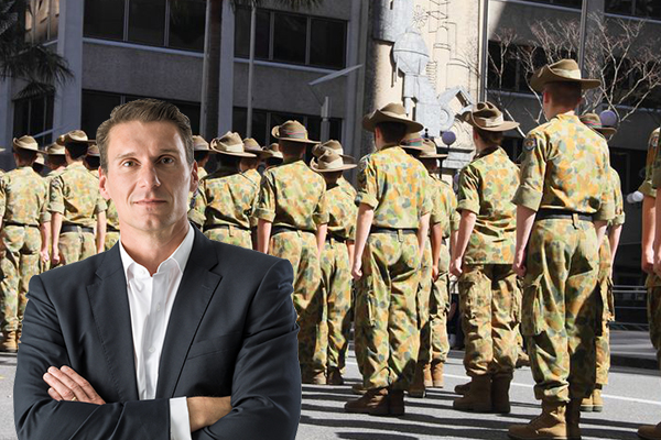 Article image for Cory Bernardi says women shouldn’t be serving on the front line