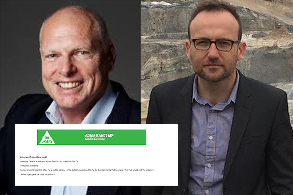 Article image for Jim Molan ‘deeply disappointed’ in Bandt’s apology