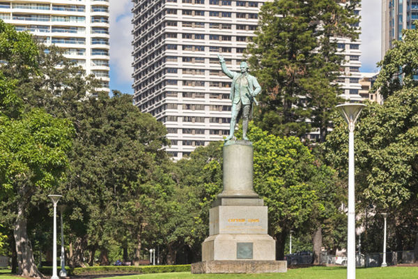 Article image for Historian ‘seeking to deny our past’, challenges removal of graffiti on Captain Cook statue