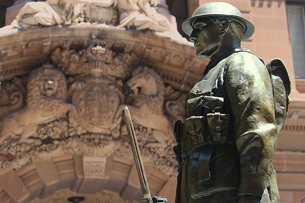 Article image for Veterans Affairs Minister phones in to defend crumbling war memorials