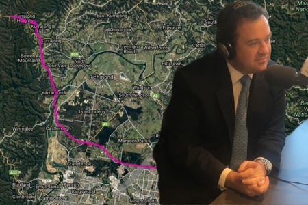 Minister for Western Sydney says proposed freeway isn’t ‘locked in’