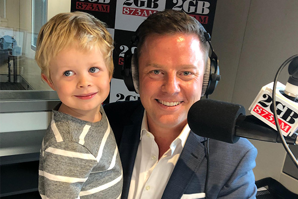 Article image for Ben’s son Freddy has hit the 2GB airwaves