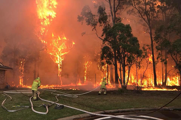 Article image for ‘Suspicious’ blaze continues to burn in Sydney’s south-west