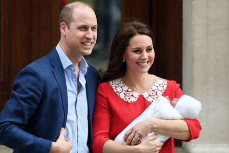 Duchess of Cambridge gives birth to healthy baby boy