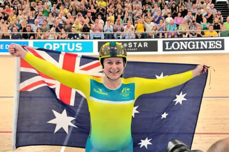 Triple gold medallist shines as Australia dominates the velodrome