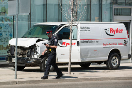Toronto witness phones Ray Hadley: ‘It drove up on the curb and just started bulldozing people’
