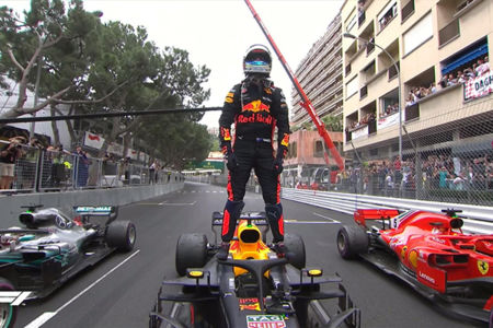 Aussie Daniel Ricciardo wins the Monaco F1 Grand Prix