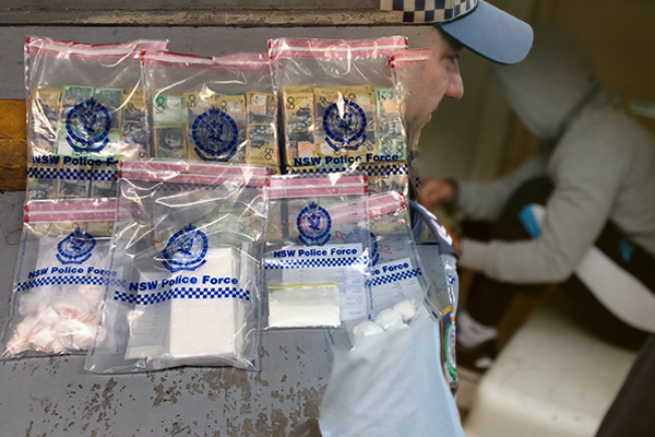 Article image for Huge haul following Sydney drug raids