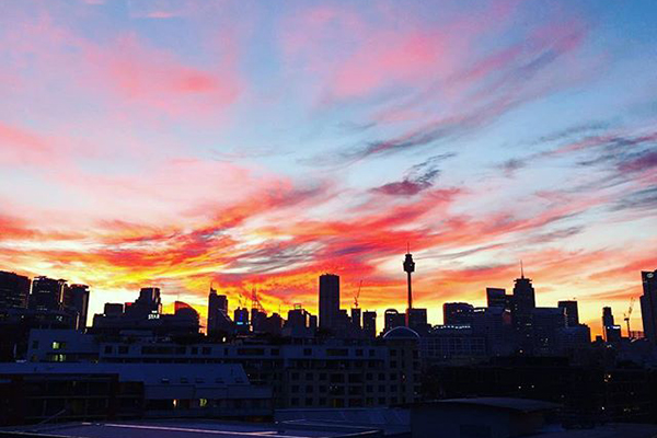 Article image for GALLERY | Sydney wakes to a burning sky