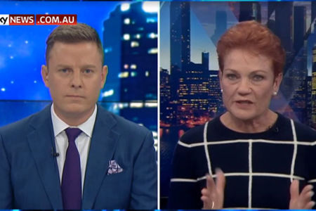 Pauline Hanson breaks down in tears during Ben Fordham TV interview