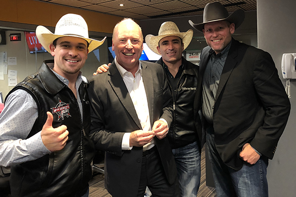 Professional Bull Riders CEO and stars join Ross in the studio - 2GB