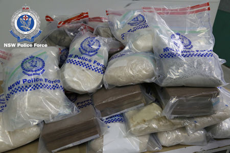 Police find $45 million of drugs in western Sydney home