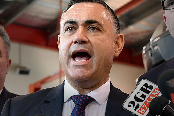 Article image for John Barilaro charged with assault