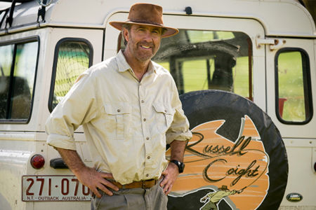 Russell Coight is back and he’s armed with a crocodile skin g-string