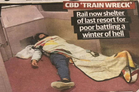 ‘Compassion demands we do something’, homeless forced to sleep on trains