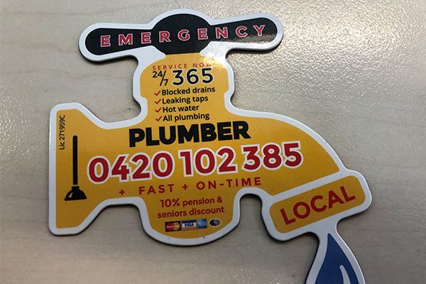 Article image for Have you seen these magnets? Dodgy plumbing company launches deceptive campaign