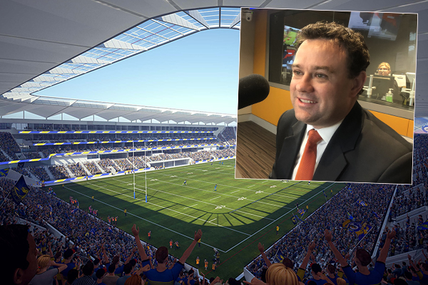 Article image for Controversial stadium reaches its final stages