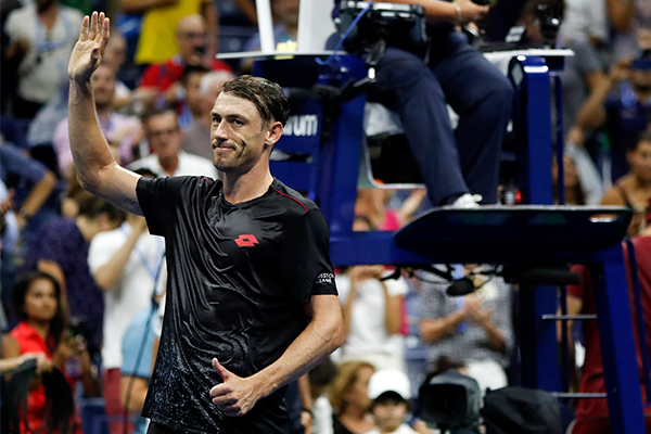 Article image for John Millman: The man who beat Federer reveals the toughest part of it all