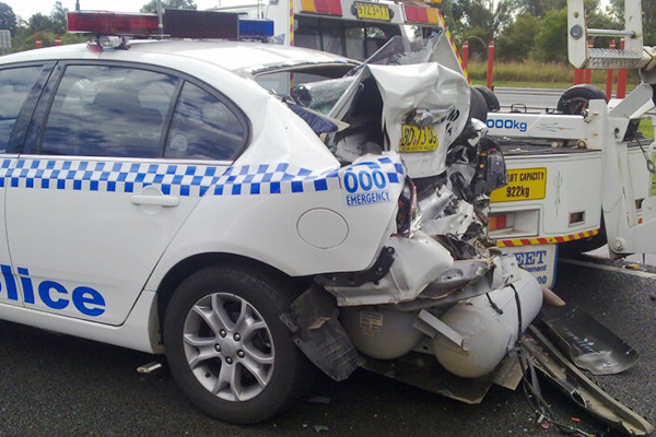 Article image for This photo shows exactly why cars should slow down for emergency vehicles