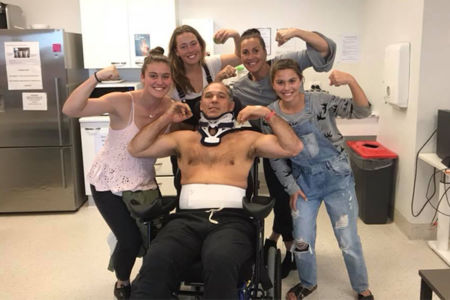 Community rallies around former Wallaby after he suffers severe spinal injury