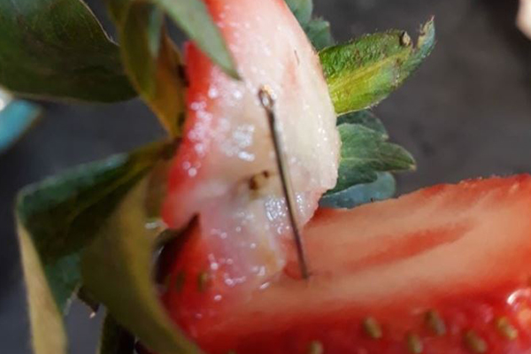 Article image for Police arrest woman over strawberry contamination crisis