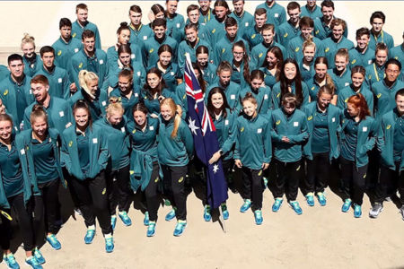Australian Youth Olympics team departs with a very special mentor