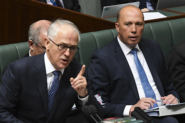 Article image for Peter Dutton refuses to bite at Turnbull bitterness: ‘They’re all matters for Malcolm’