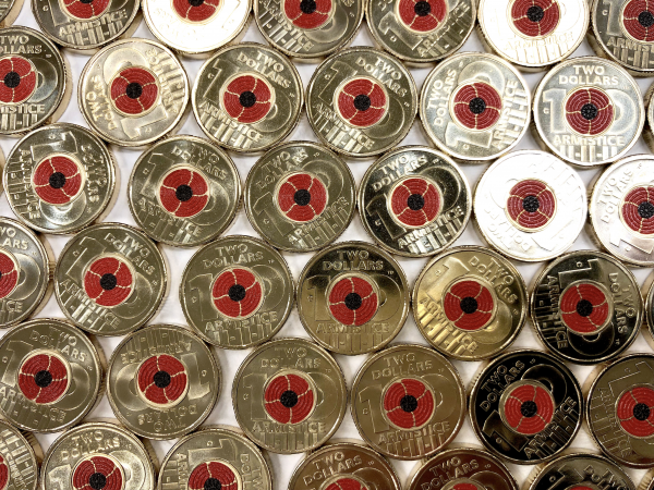 The new Centenary of Armistice $2 Coin - Royal Australian Mint