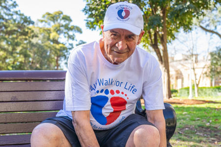 86-year-old man will walk 320km for a very important cause