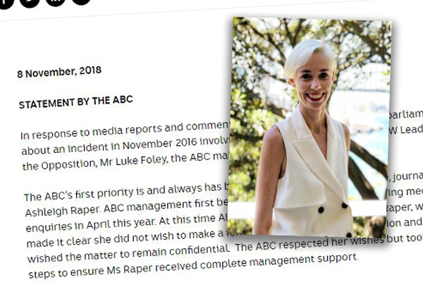 Article image for ‘I want it to stop’: ABC journalist Ashleigh Raper details explosive Foley allegations