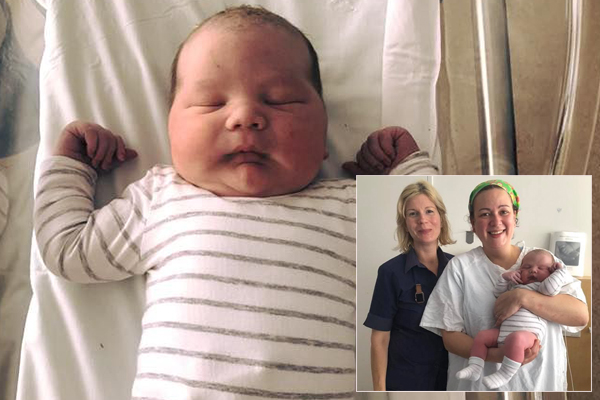 Article image for Oh baby! Sydney mum gives birth to ‘biggest baby ever’