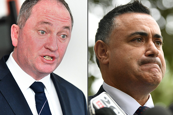 Article image for ‘You got snipers, you got targets and you got bullets’: Barnaby Joyce hits back at Barilaro rumours