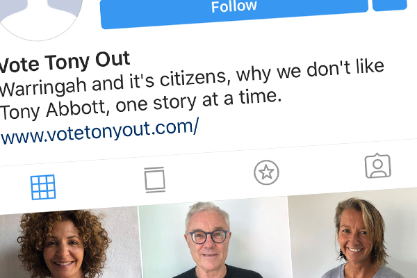 Turnbulls follow anti-Abbott Instagram page