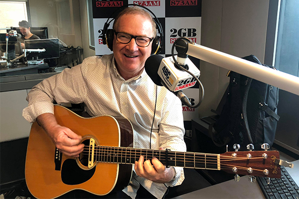 Australian country music legend Graeme Connors performs live in studio