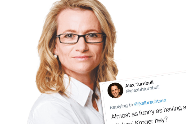 Article image for Alex Turnbull under fire for ‘unsavoury, disgraceful’ comments about female journo