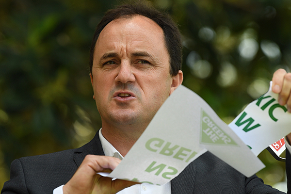 Article image for ‘I hit a brick wall of stupidity’: Embattled MP rips into the Greens as he quits the party