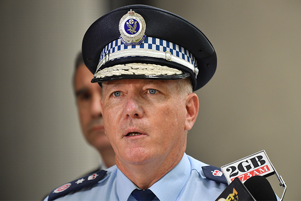 Article image for NSW Police Commissioner reveals his special connection to Scott Morrison