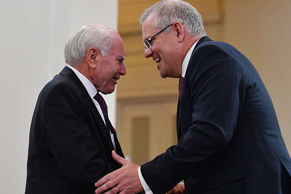 Article image for Prime Minister Scott Morrison reveals his close bond with John Howard