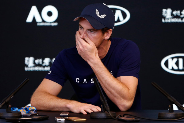 Article image for Andy Murray breaks down in pre-tournament press conference