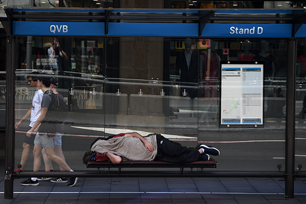 Homeless crisis outside QVB needs to be tackled ‘head on’