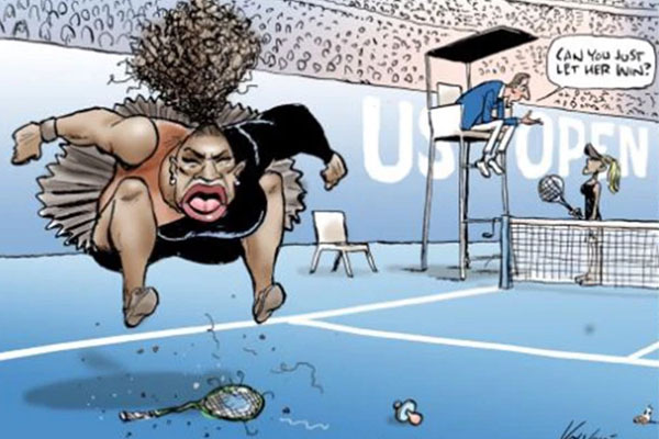 Article image for Australian Press Council hands down ruling on controversial Serena Williams cartoon